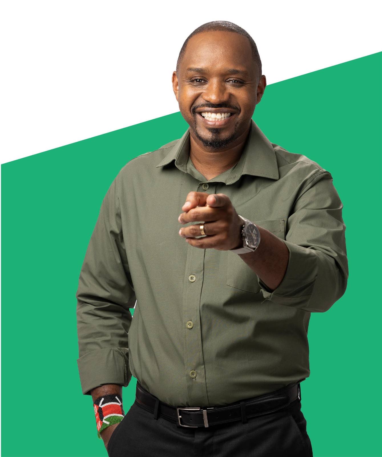 Campaign supporters representing Kenya's diverse communities